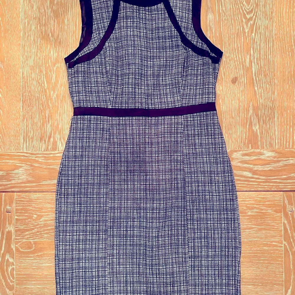 EUC Talbots Navy Tweed Dress, Size 10